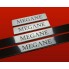 Накладки на пороги Renault Megane (2002-/2009-) бренд – Croni дополнительное фото – 1